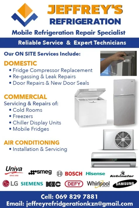 Jeffrey's Refrigeration, KwaZulu-Natal