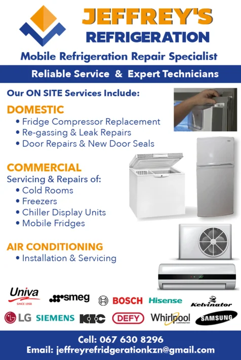 Jeffrey's Refrigeration, KwaZulu-Natal